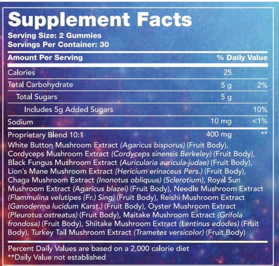 NEURAWSOM supplement facts panel